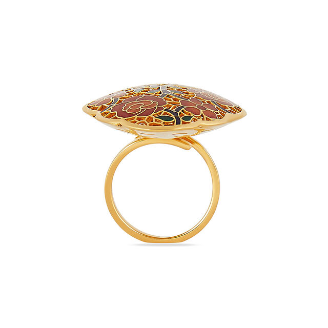 Tanishq 22KT Gold Finger Ring for Women 4