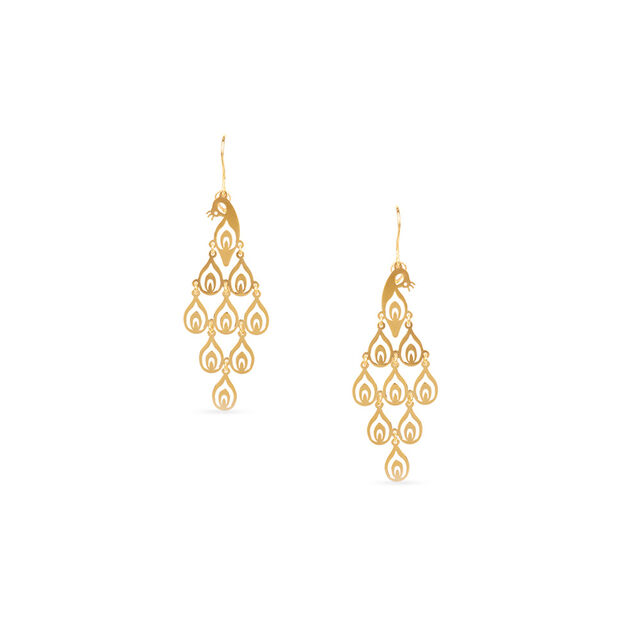 Tanishq 22KT Gold Hoop Earring for Women 