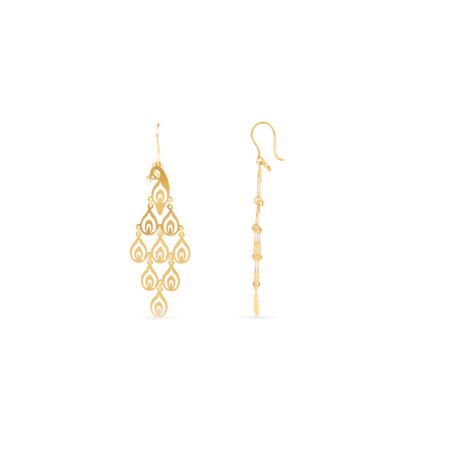 Tanishq 22KT Gold Hoop Earring for Women 3