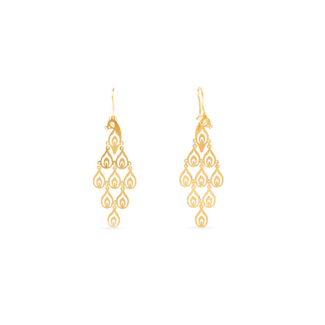 Tanishq 22KT Gold Hoop Earring for Women 4