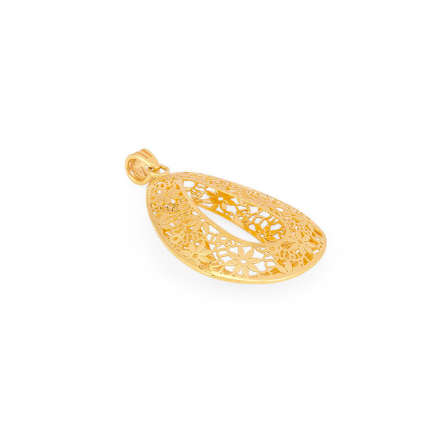 Tanishq 22KT Gold Pendant for Women 2