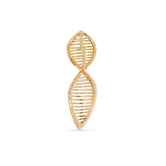 Tanishq 22KT Gold Pendant and Earrings Set for Women 3