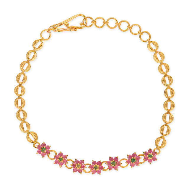 Tanishq 22KT Gold Bracelet for Women 3