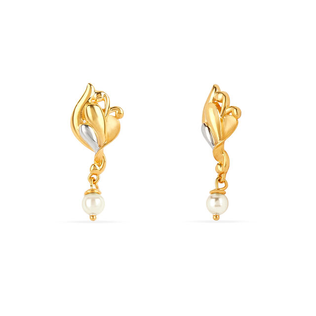 Tanishq 22KT Gold Earrings for Women 2