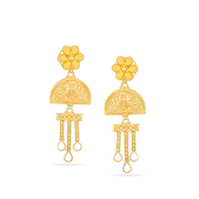 Tanishq Gold Earrings 