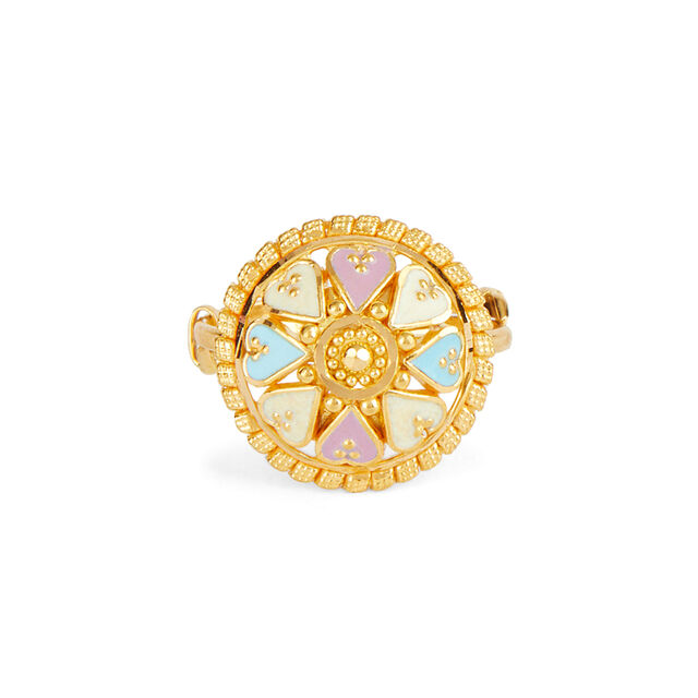 Tanishq 22 Karat Gold Finger Ring for Women 