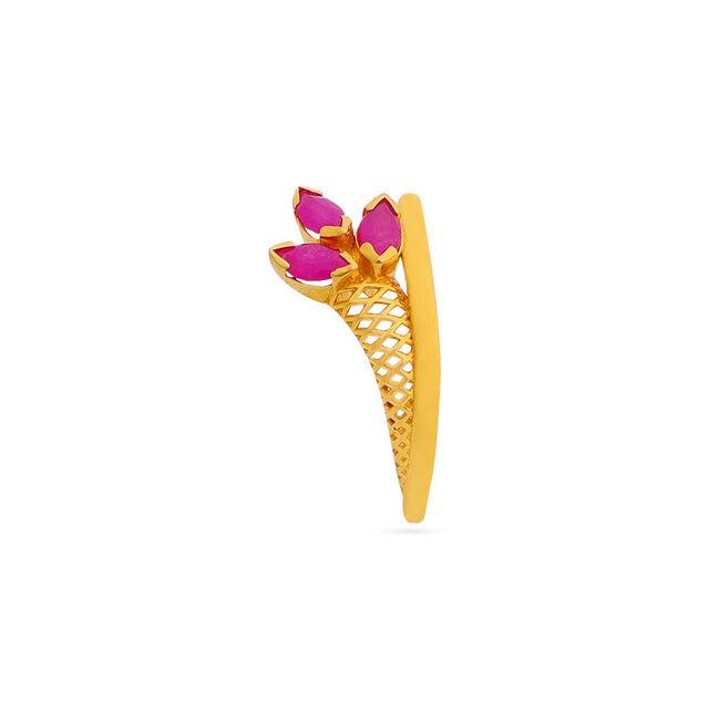 Tanishq 22 KT Gold Finger Ring for Women