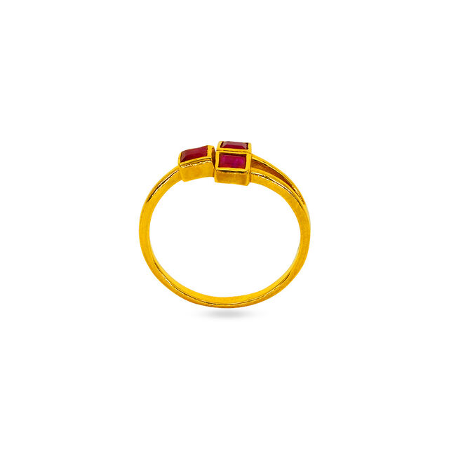 Tanishq 22 KT Gold Finger Ring for Women
