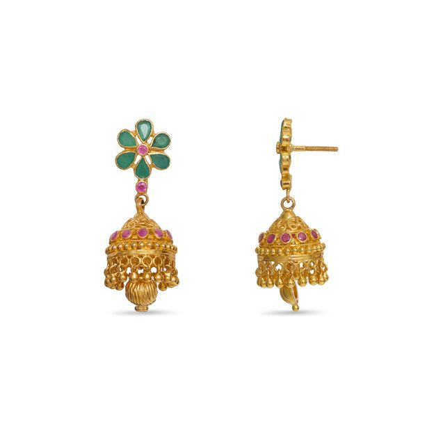 Tanishq 22KT Gold Earrings 4