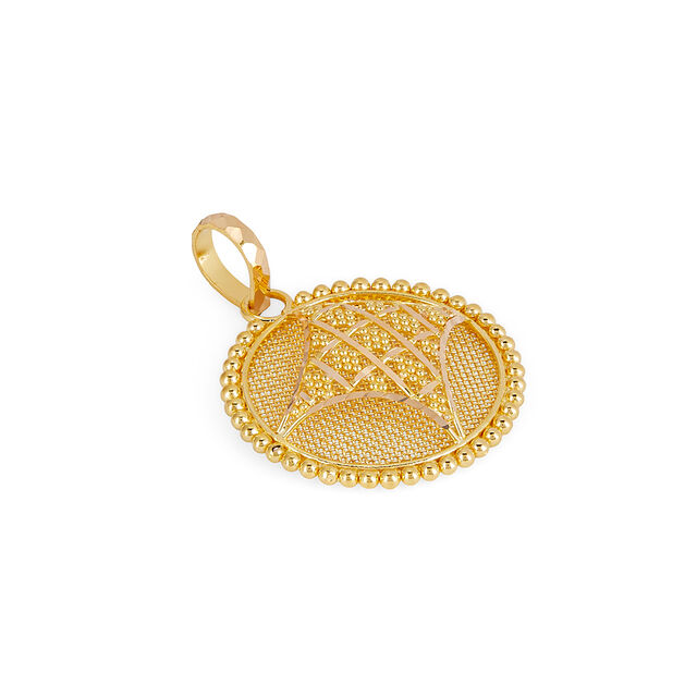 Tanishq 22KT Gold Pendant for Women 2