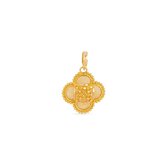 Tanishq 22KT Gold Pendant for Women 