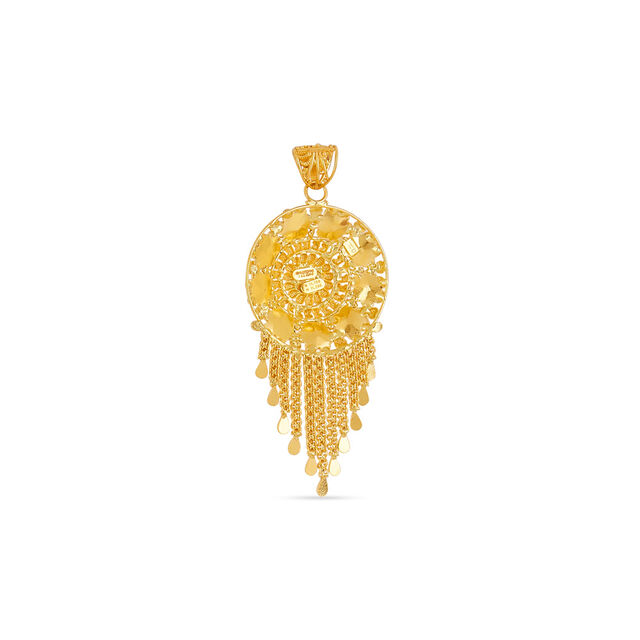 Tanishq 22KT Gold Pendant for Women 4