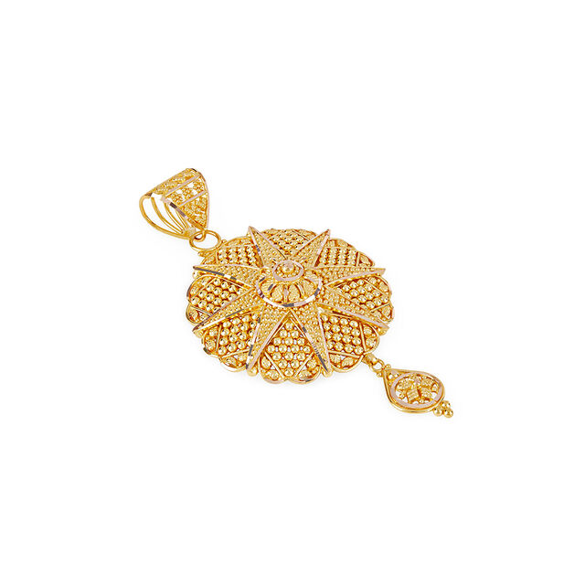 Tanishq 22KT Gold Pendant for Women 2