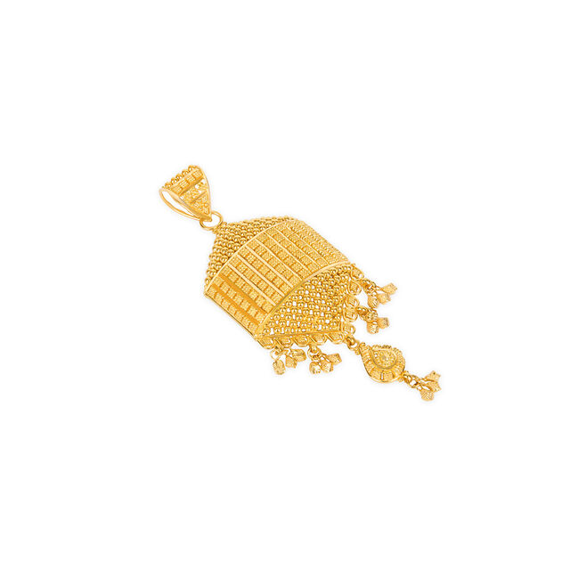 Tanishq 22KT Gold Pendant for Women 2