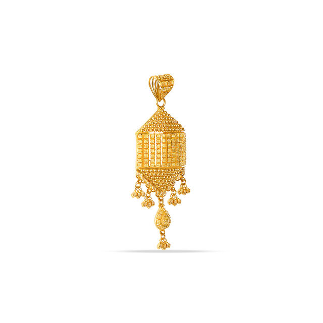 Tanishq 22KT Gold Pendant for Women 4