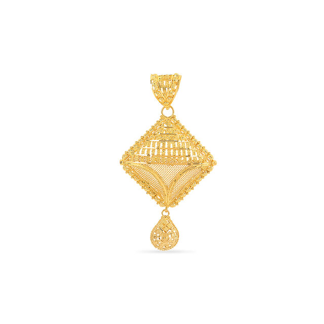 Tanishq 22 Karat Gold Pendant for Women 