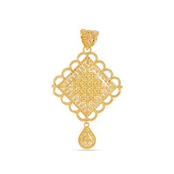 Tanishq 22KT Gold Pendant for Women