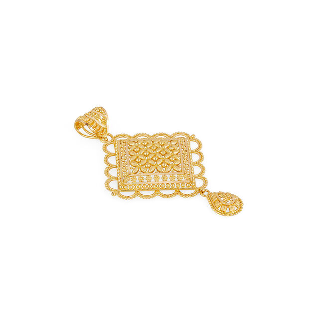 Tanishq 22KT Gold Pendant for Women 2