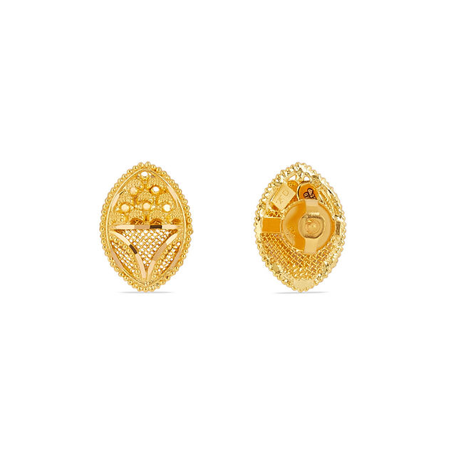 Tanishq 22KT Gold Earrings for Women 3
