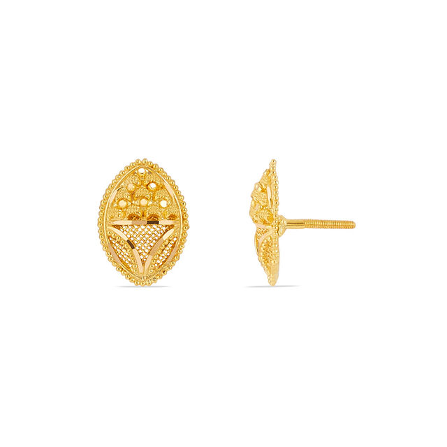 Tanishq 22KT Gold Earrings for Women 4