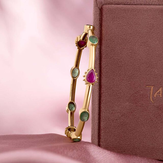 Colorful  Gold Bracelet 