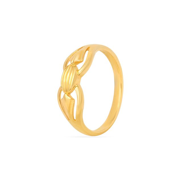 Tanishq 22KT Gold Finger Ring for Women 3