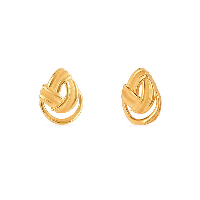 Tanishq 22KT Gold Earrings for Women 2