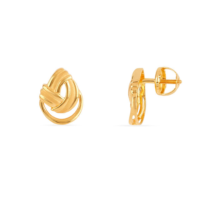 Tanishq 22KT Gold Earrings for Women 3