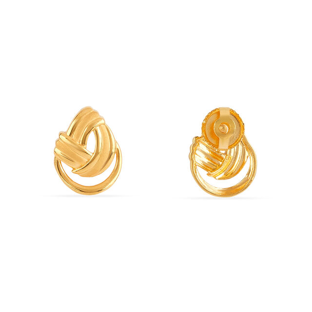 Tanishq 22KT Gold Earrings for Women 4