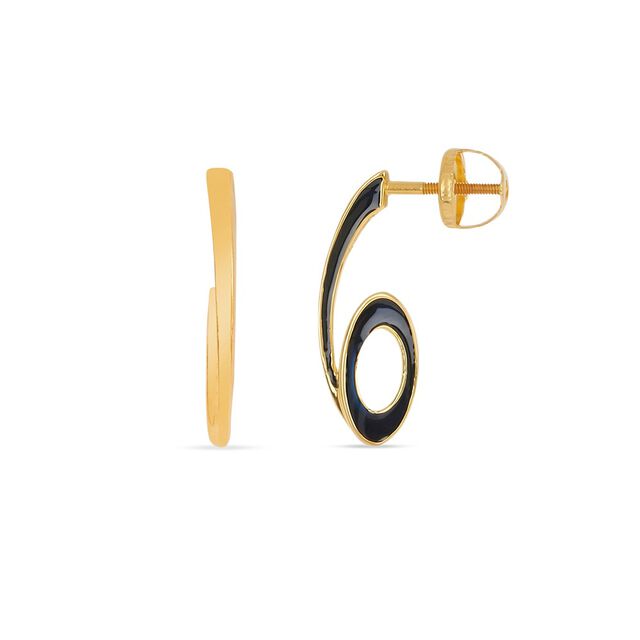 Tanishq 22KT Gold Earrings for Women 2