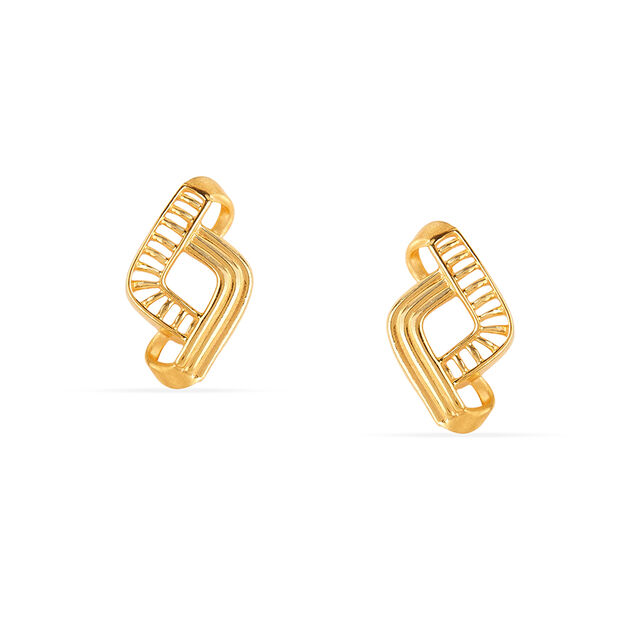 Tanishq 22KT Gold Earrings for Women 