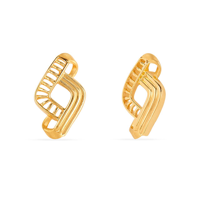 Tanishq 22KT Gold Earrings for Women 2