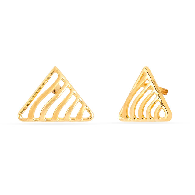 Tanishq 22KT Gold Earrings for Women 2