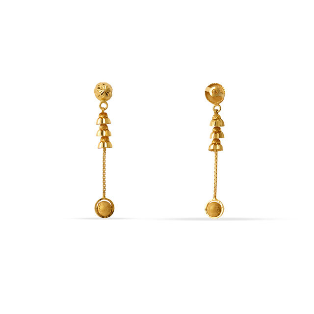 Tanishq 22KT Gold Earrings for Women 4