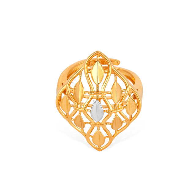 Tanishq 22KT Gold Finger Ring for Women 