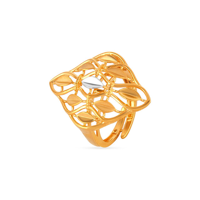 Tanishq 22KT Gold Finger Ring for Women 2