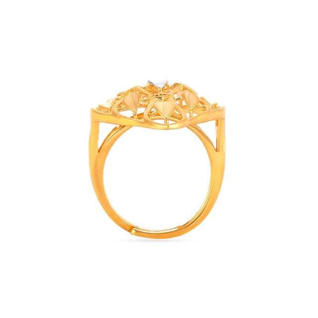 Tanishq 22KT Gold Finger Ring for Women 4