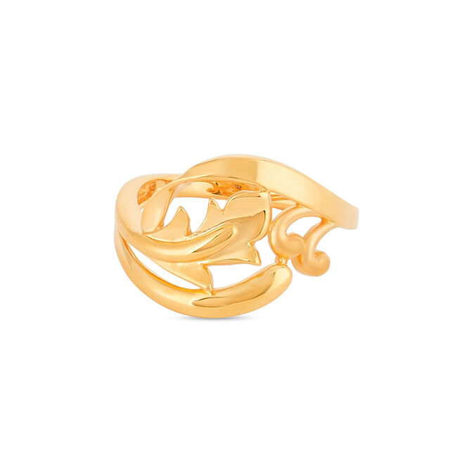 Tanishq 22KT Gold Finger Ring for Women 