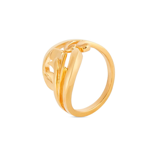 Tanishq 22KT Gold Finger Ring for Women 2