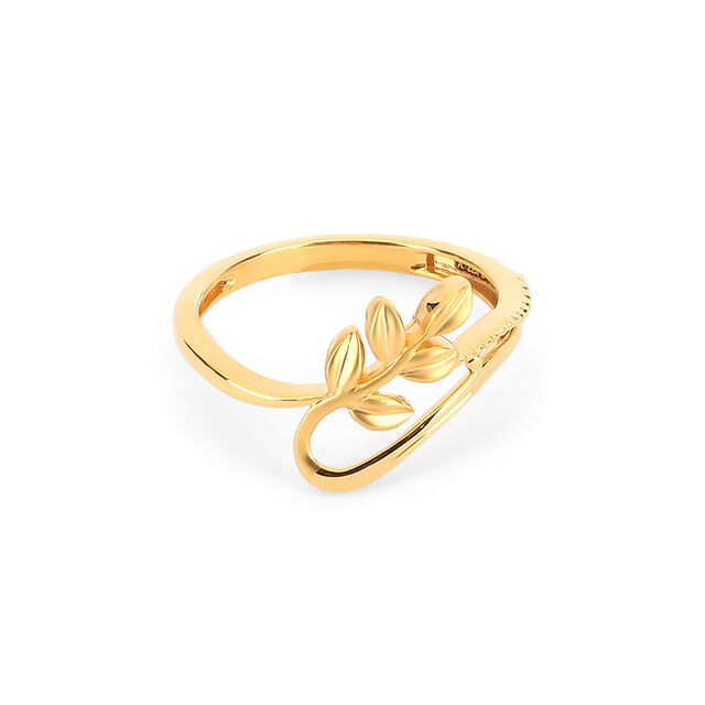Tanishq 22 KT Gold Finger Ring for Women