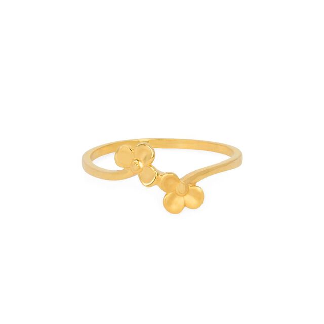Tanishq 22KT Gold Finger Ring for Women 