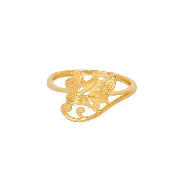 Tanishq 22KT Gold Finger Ring for Women 