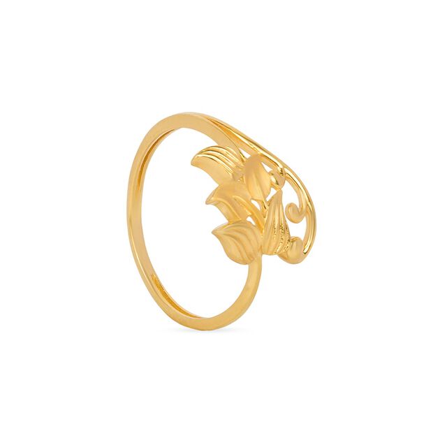 Tanishq 22KT Gold Finger Ring for Women 3