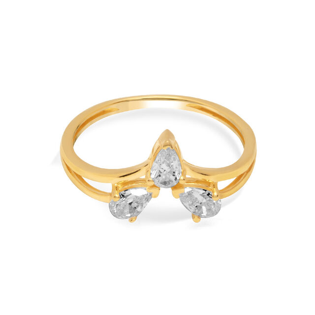 Tanishq 22 KT Gold Finger Ring for Women