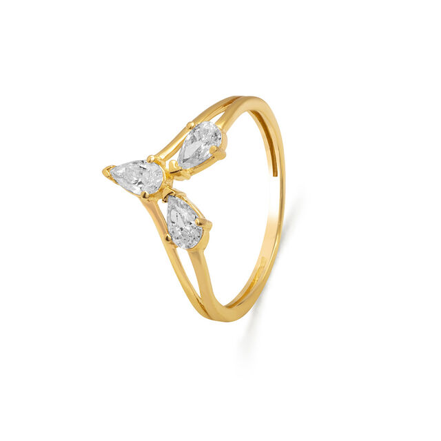 Tanishq 22 KT Gold Finger Ring for Women