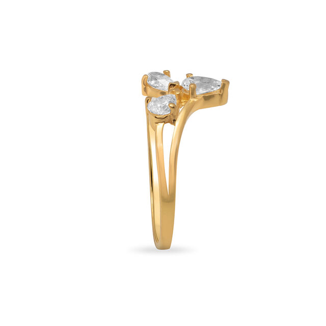 Tanishq 22 KT Gold Finger Ring for Women