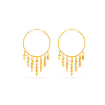 Tanishq 22 Karat Gold Earrings for Women