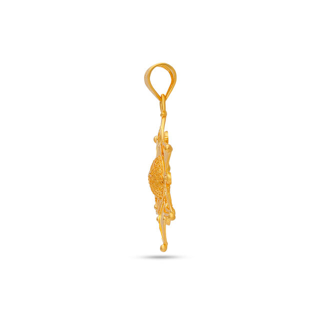 Tanishq 22 Karat Gold Pendant for Women