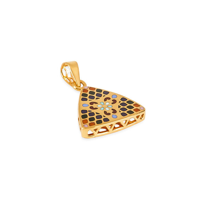 Tanishq 22KT Gold Pendant for Women 4
