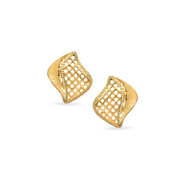 Tanishq 22KT Gold Earrings for Women 